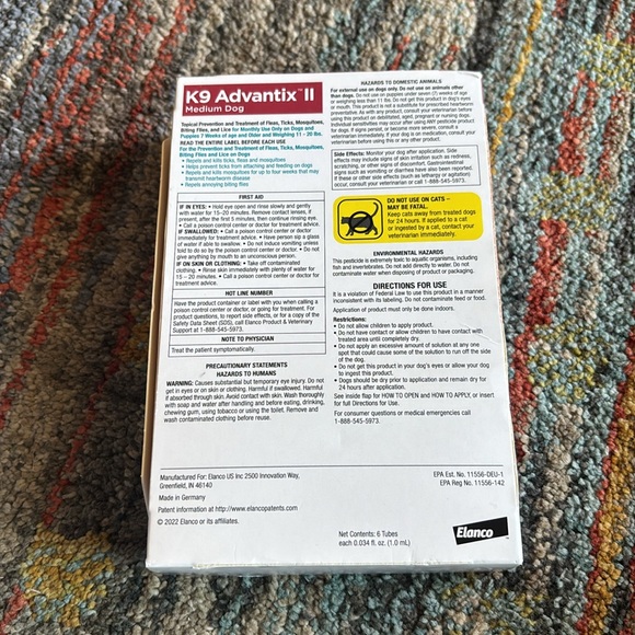 K9 Advantix II Medium Dog - Picture 2 of 2